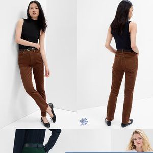 GAP vintage slim high rise corduroy